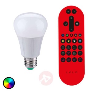 Lampa Lola LED RGB, 6,7 W, E27, 550 lm, ściemniana