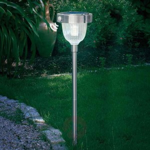 Lampa solarna Asinara PIR ze stali szlachetnej