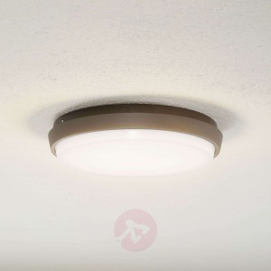 Amra - lampa sufitowa zewnętrzna LED, okrągła