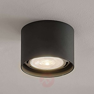 Spot sufitowy LED Mabel, okrągły, ciemnoszary