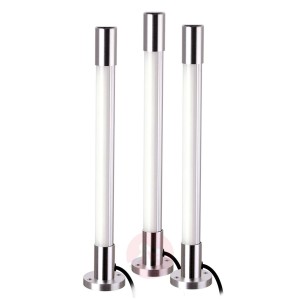 Zestaw trzech lamp cokołowych LED Salerno-Set S