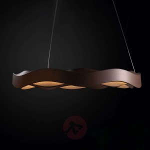 Grok Hello lampa wisząca, ściemniana, Ø 63 brązowa
