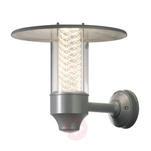 Zewnętrzna lampa ścienna NOVA w 3 kolorach, szary