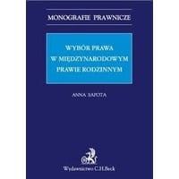 Wybór prawa w międzynarodowym prawie rodzinnym