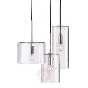 Czarująca lampa wisząca ROCKFORD, 3-pkt.