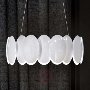 Okrągła lampa wisząca LED OBOLO, 42,9 cm