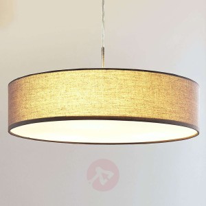 Lampa wisząca SEBATIN, szary, z LED E27