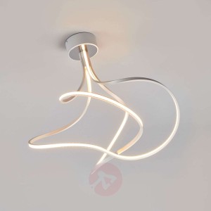 Lampa sufitowa LED Lungo aluminium, wysokość 42 cm