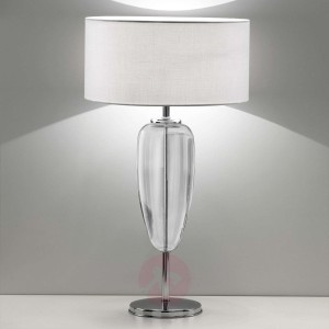 Lampa stołowa Show Ogiva 82 cm szkło przezroczyste