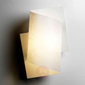 Współczesna lampa ścienna Loop biała