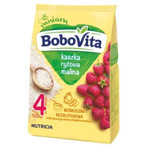 Bobovita - Kaszka ryżowa z malinami