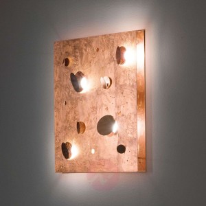 Knikerboker Buchi lampa ścienna 60x60cm miedź