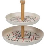 Patera dwupoziomowa Red and Black