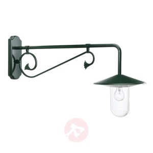 Kinkiet zewnętrzny Louvre rozpiętość 90 cm zielony