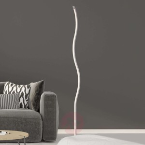 Lampa stojąca LED 1367-012 falista ze ściemniaczem