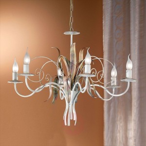 Żyrandol FLORA 6-punktowy kość słoniowa