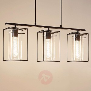 Lampa wisząca Loncino z ciekawymi kloszami