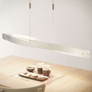 Błyszcząca lampa wisząca LED Lian, made in Germany