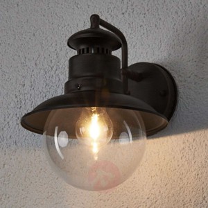 Rustykalna zewnętrzna lampa ścienna Eddie, IP44