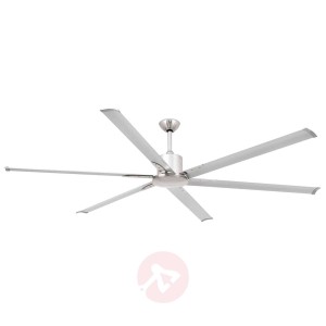Wentylator sufitowy Andros, mat, nikiel, aluminium