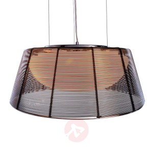 Lampa wisząca Filo Sat w kolorze czarnym