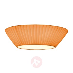 Prosta lampa sufitowa Emma, śr. 50 cm pomarańczowa