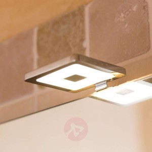 Piazza – kwadratowa lampka do lustra LED