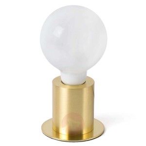 Lampa stołowa w kolorze złotym Ten
