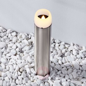 Lampa solarna Tanis z LED i grotem ziemnym