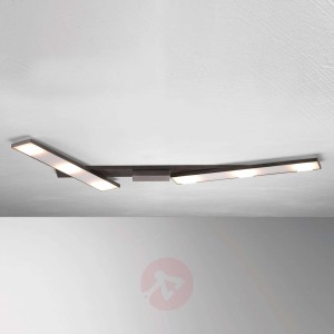 Odchylana lampa sufitowa LED Slight, antracyt