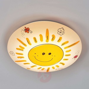 Lśniąca lampa sufitowa Sunny