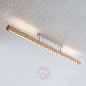 Lampa sufitowa LED Alin, dąb naturalny, 138 cm