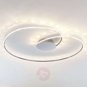 Lindby Joline lampa sufitowa LED, kryształ, 90 cm