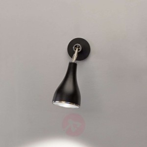 Odchylany spot ścienny, aluminium, One Eighty