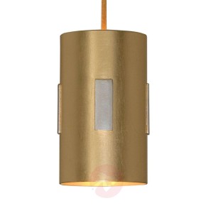 Prostoliniowa lampa wisząca SOLO złota