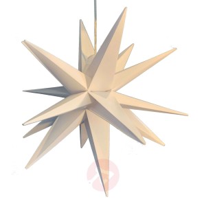 Gwiazda dekoracyjna LED 18 ramion, Ø 25 cm, biała