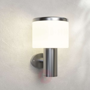 Kinkiet zewnętrzny LED Cathleen, stal szlachetna