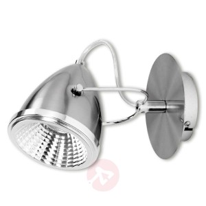 Niklowany spot ścienny LED OLIVER