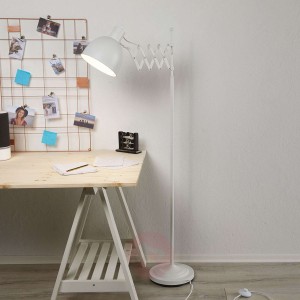 Fantazyjna lampa stojąca Talaro z harmonijką