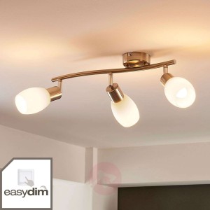 3-punktowy reflektor sufitowy LED Arda, ściemniany