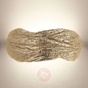 Wabi - lampa ścien. w kol. złotym, świetny design