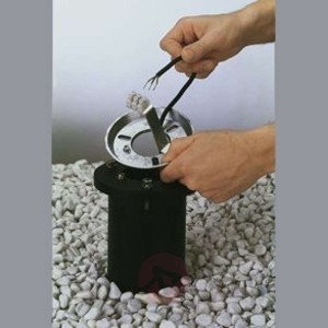 Cokół do montażu w ziemi aluminium głębokość 50cm