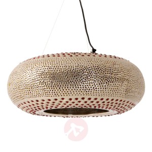 Lampa wisząca Affections Ø 55cm aluminium-czerwona