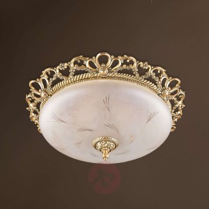 Lampa sufitowa Marta, ozdobny brzeg, 35 cm