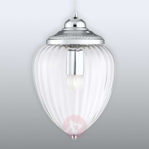 Szklana lampa wisząca Pendants ze żłobieniami