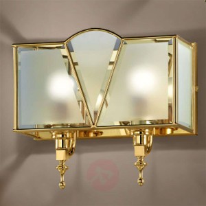 2-punktowa lampa ścienna Classic złota