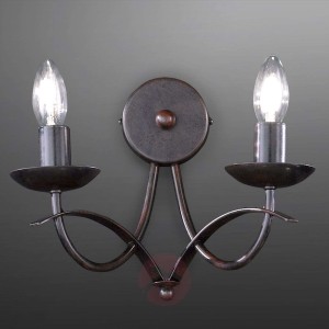 Lampa ścienna Hannes, antyczna, 2-punktowa