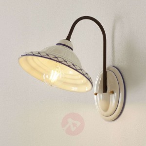 Lampa ścienna FIRENZE z brązowym ramieniem