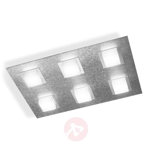 GROSSMANN Basic lampa sufitowa LED 6-pkt aluminium