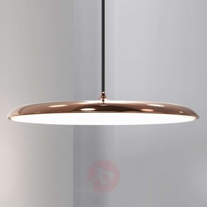 Artist 40 – płaska lampa wisząca LED, miedziana